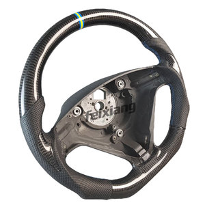 Volant de voiture sport à trois branches en fibre de carbone et Alcantara pour Volvo <span class=keywords><strong>S60</strong></span> R / V70 R (plateforme <span class=keywords><strong>P2</strong></span>) - Product Image 4
