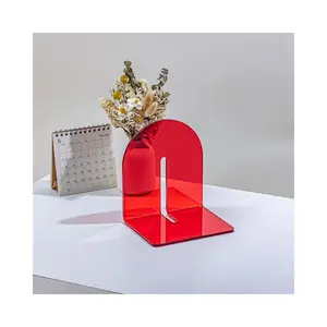 Phong Cách Bắc Âu Bán Buôn Acrylic Bookend Văn Phòng Sang Trọng Trẻ Em Xách Tay Hiệu Sách Hiện Đại Kệ Sách Người Giữ Cuốn Sách