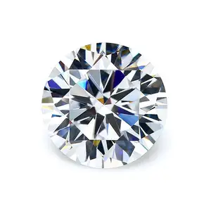 1.5mm D VVS1 Melee Moissanite Round in stock 2020 hot sale Loose moissanite Synthetic Gemstones for Diamond ring supplier