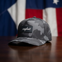 Casquette de baseball 5 panneaux camouflage laser personnalisée de haute qualité avec logo, broderie 3D, patch en caoutchouc PVC, casquette snapback pour le golf et les sports de plein air