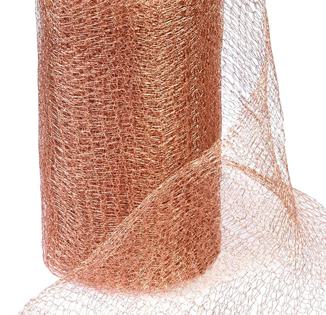 Woven Copper Wire Mesh Cuttable Pure