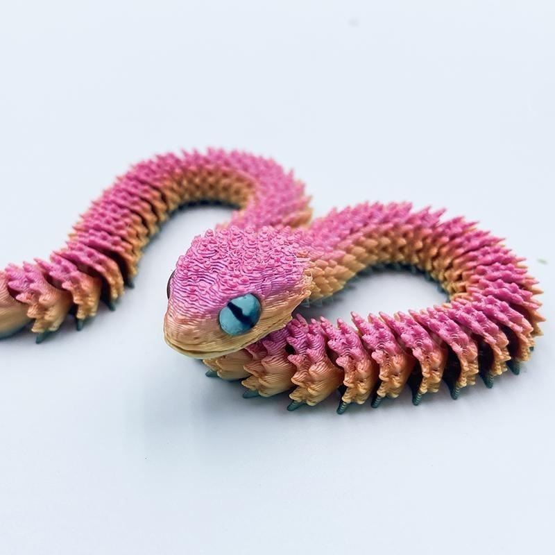 Vipère couleur bonbon 30cm