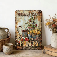 Plaque Murale Métallique Vintage Thème Musical, Décoration Murale Rétro Phonographe Disque Vinyle, Art Mural pour Pub et Club, Cadeau, Peinture sur Fer à Motif Personnalisé
