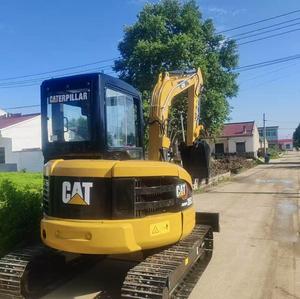 Mini-excavatrice sur chenilles hydraulique d'occasion Caterpillar Cat305CCR, CAT305.5, 305ECR, 305CCR avec moteur Cummins et brise-roche - Product Image 4