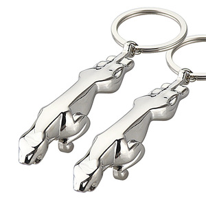 Porte-clés en métal imprimé léopard Porte-clés en strass doré Porte-monnaie tête de guépard mignon Porte-clés Chaîne Porte-clés pour hommes Accessoires - Product Image 5