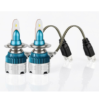 Mini lumineux superbe a mené des lumières de voiture H7 3500LM voiture led lumière Automobile Lampe Antibrouillard De Voiture