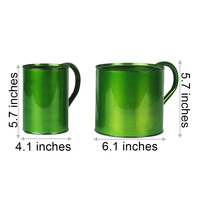 0,3 en 0,7 gallon mini metalen bloempot emmer voor raamdecoratie