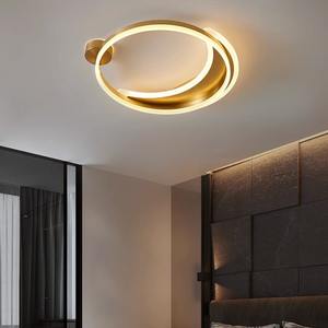 Lámpara de Dormitorio de Estilo Moderno, Minimalista, Cálida y Romántica, de Cobre, de Espectro Completo, para Dormitorio Principal - Product Image 3