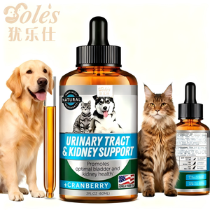 Suplemento para la Salud de las Mascotas OEM/ODM, Gotas para el Flujo Urinario, para la Salud Urinaria, Antiinflamatorio - Product Image 1