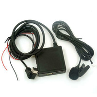 Autoradio stéréo Blue-tooth 5.0 AUX-IN audio sans fil Adaptateur USB AUX Microphone Kit mains libres pour IP-BUS Pioneer