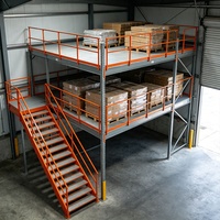 Plateforme de Stockage Modulaire en Acier pour Mezzanine à Conception Libre : Ajoute un Rangement Multi-Niveaux pour Usine, Rayonnage et Plateforme de Stockage de Palettes