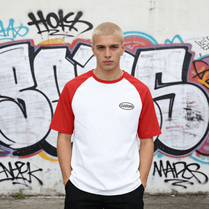 T-shirts pour hommes à manches courtes, col rond, imprimés, style streetwear, respirants, en coton 100% tricoté, poids lourd 250 g/m² - Product Image 1