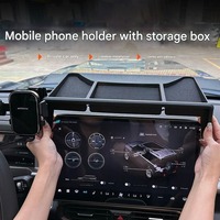 Accessoires d'intérieur de voiture Console Gravity Dashboard Screen Behind Phone Holder Storage Box Tray Organizer for Jetour Traveller T2