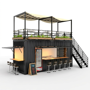 ร้านอาหารสำเร็จรูปกลางแจ้ง ปี 2025 ร้านอาหารฟาสต์ฟู้ดเคลื่อนที่ โมดูลาร์ คอนเทนเนอร์ บาร์ ร้านกาแฟ สำหรับขาย - Product Image 1