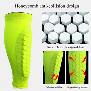 Menics OEM/ODM Protection de jambe respirante en EVA nid d'abeille, protection de jambe en silicone antidérapante, équipement de protection pour le snowboard, le <span class=keywords><strong>ski</strong></span>, articles de sport - Product Image 3