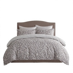 Poland Stock Woven Modern 200TC Cotton Bedding Set Floral Duvet <b>Cover</b> for EU Dropshipping Guesthouse <b>Bed</b> Linen - Product Image 1