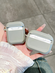 Étui personnalisé pour <span class=keywords><strong>AirPods</strong></span> avec année de naissance/nom, personnalisation 1 pièce, coque antichoc grise mate pour <span class=keywords><strong>AirPods</strong></span> 1/2/3/Pro/Pro 2 - Product Image 3