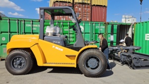 Montacargas Diésel <span class=keywords><strong>CPCD100</strong></span> de 10 Toneladas, Montacargas Contrabalanceado de Servicio Pesado, Carretilla Elevadora de 10t para Almacén y Puerto - Product Image 5