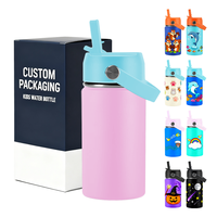 Botellas de Agua Infantiles OEM/ODM con Impresión Personalizada, Botella de Agua de Acero Inoxidable para Niños, Termo Libre de BPA