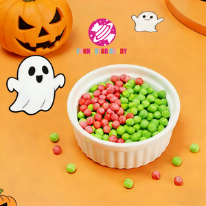 Gomitas Ácidas con Forma de Calavera para Fiesta de Halloween, Paquete en Botella de Colores, Gomitas Masticables con Sabor a Frutas, Dulces para Fiestas, Venta al por Mayor - Product Image 2