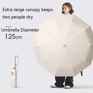 Paraguas Plegable Casual con Protección UV UPF50+, Hebilla de Cierre Automático, Diseño Elegante, Impermeable, Compacto, para Viajes al Aire Libre - Product Image 3