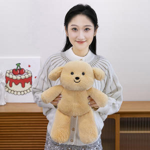 Niedliches Bären-Kuscheltier Superweich Plüsch PP-Baumwollfüllung Bekleideter Bär Geburtstagsgeschenk für Erwachsene Stressabbau - Product Image 2