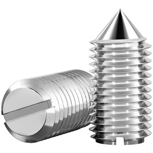 Set di viti DIN 553 in acciaio inox 304 con punta a filo, con apertura per <span class=keywords><strong>vite</strong></span> e viti per macchine slot GB71 <span class=keywords><strong>senza</strong></span> testa dritta - Product Image 6