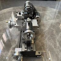 Mini tour de précision de bureau pour la fabrication de montres, l'ingénierie de modèles, le travail des métaux, outil de travail sur banc, micro-fraiseuse