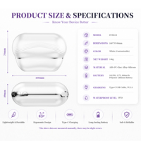 Masseur électrique portable Gua Sha avec refroidissement, chauffage, vibration et lumière rouge pour le visage et le corps