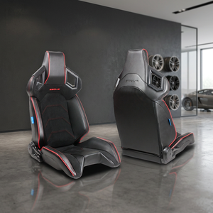 Fauteuil de course Esports moderne en cuir PU, dossier haut inclinable, avec accoudoir multidirectionnel, idéal pour le sport - Product Image 1