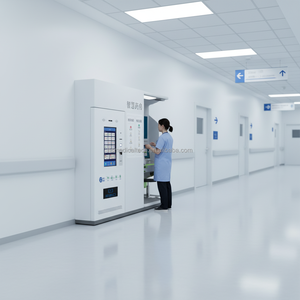 Distributeur automatique de médicaments en télémédecine HS-S550 2 en 1 avec balance, kiosque de contrôle de santé multi-paiements - Product Image 1