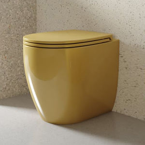 Inodoro <span class=keywords><strong>WC</strong></span>-bide <span class=keywords><strong>Bidet</strong></span> Bloom de cerámica <span class=keywords><strong>con</strong></span> asiento sanitario de cierre suave, color <span class=keywords><strong>Wc</strong></span> mare, suspendido sin brida, juego de inodoros de suelo, inodoro de pared, inodoro <span class=keywords><strong>con</strong></span> cierre de agua - Product Image 2