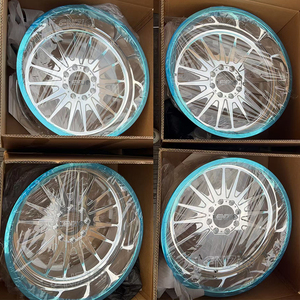ล้ออัลลอยด์อะลูมิเนียม 6061-T6 ชุบโครเมียม สำหรับรถออฟโรด ขนาด 24x14 ยี่ห้อ American Force Wheels - Product Image 5