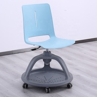 Chaise d'étude intelligente pour étudiants universitaires, chaise de formation avec tablette d'écriture, chaise pivotante