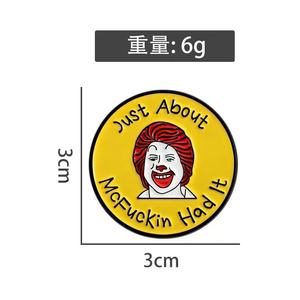 Niedlicher Cartoon-Emaille-Pin, lustige Weltraum-Brosche, Anstecknadel, UV-Schwarz-Nickel-Guss, Abschlussgeschenk für Freunde, Rucksack, Großhandel - Product Image 5