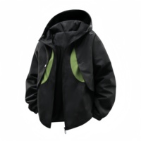 Veste pour homme personnalisée avec logo, coupe-vent, imperméable, taille extra-large, veste de sport d'extérieur, vêtements de camping et de randonnée