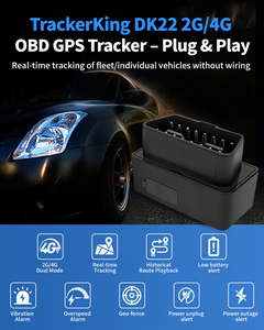 TracerKing <b>Mini</b> OBD GPS <b>Tracker</b> 4G LTE Rechargeable Battery Waterproof Automotive Real-Time Tracking Android App Geofence - Product Image 5