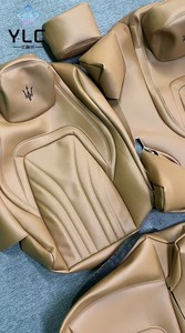 Funda de Asiento de Coche de Cuero de Lujo Personalizada Original para Maserati Quattroporte, Nuevo Diseño con Costuras de Diamantes, Compatible con la <span class=keywords><strong>Serie</strong></span> 7 <span class=keywords><strong>Crown</strong></span> - Product Image 2