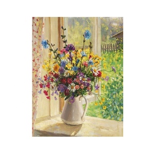 Peinture au diamant 5D moderne, fleurs, peinture au diamant en cristal, peinture au diamant en porcelaine - Product Image 6