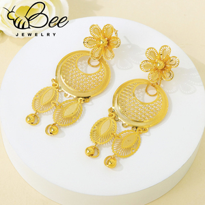 Magnífico Collar Largo con Borlas en Forma de Girasol, Estilo Medio Oriente, de Alta Gama, para Mujer, Ideal para Bodas y Fiestas - Product Image 4