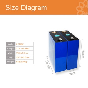 Nuevas Baterías Prismáticas de Fosfato de Hierro y Litio LiFePo4 de 3.2V y 280ah en Tendencia - Product Image 2