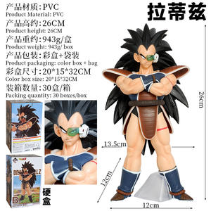 Modèle de collection en PVC de 26 cm GK Saiyan DBZ <span class=keywords><strong>Dragon</strong></span> Balls Film D Goku Brother Raditz, jouet d'anime <span class=keywords><strong>Dragon</strong></span> balls Z, figurine d'action - Product Image 2