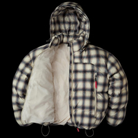 Collection de vestes matelassées à capuche en coton de style streetwear - Personnalisable avec impression et autres motifs artisanaux