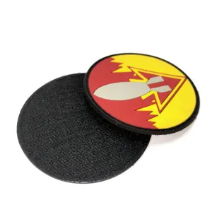 Nieuw Ontwerp Zacht Pvc Badge Hoge Kwaliteit Sterke Plastic Patch Pvc Rubber Patch Rechthoek Zelfklevend Ijzer Op Backing