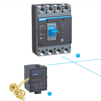 CHINT NXM série 2P 3P 4P 63A 125A 160A 250A 400A 630A 800A 1000A 1250a 1600a MCB MCCB disjoncteur électronique à boîtier moulé