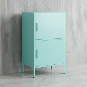 Mobiletto portaoggetti in metallo per la casa, stile nordico, semplice ed elegante, libreria in acciaio per la cameretta dei bambini - Product Image 1