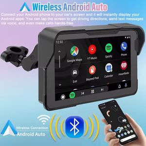 Zmecar - Monitor Portátil con Pantalla Táctil de <span class=keywords><strong>5</strong></span>'' para Motocicleta, Compatible con CarPlay y Android Auto, Navegación para Motocicleta - Product Image 2