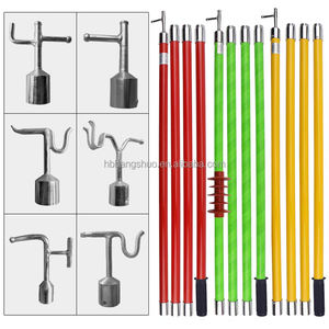 Varilla retráctil aislante de alto voltaje de 25kv para electricista, trabajo, mantenimiento en vivo, extractor de plástico, hebilla de bloqueo de 10kv, antiliberación - Product Image 2