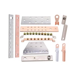 Barra de Distribución de Tierra de Cobre Estañado T2, Barra/Placa de Cobre Eléctrica de Expansión para Maquinaria - Product Image 1