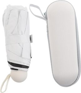 Paraguas Plegable de Bolsillo de Alta Calidad, Mini, Portátil, de 5 Pliegues, Varillas de Aleación, Logotipo Personalizado, Doble Uso, Protección UV con Revestimiento Negro contra Sol y Lluvia - Product Image 6